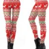 Women's Leggings Full Length Active Vacation Outdoor Christmas Wine Red S M Fall Winter -Xmas Cothing Store mfmgec1696752236766