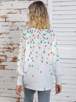 Women's Ugly Christmas Sweater Pullover Sweater Jumper Crew Neck Ribbed Knit Polyester Knitted Print Fall Winter Regular Outdoor Christmas Holiday Daily Stylish Casual Long Sleeve Santa Claus Red Blue -Xmas Cothing Store mfvmie1697697957049