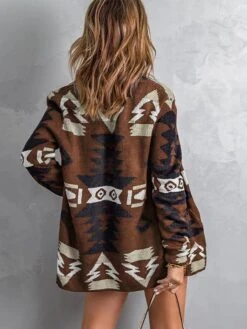 Women's Ugly Christmas Sweater Pullover Sweater Jumper Cardigan Sweater Cowl Crochet Knit Cotton Knitted Thin Print Fall Winter Tunic Xmas Holiday Going Out Stylish Casual Long Sleeve Floral Red -Xmas Cothing Store mhqywu1659350120257