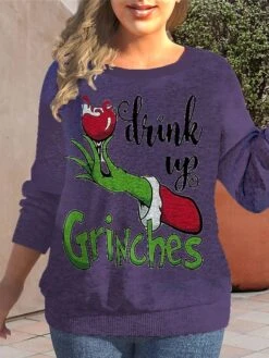 Women's Ugly Christmas Sweater Crew Neck Chunky Knit Acrylic Patchwork Drop Shoulder Fall Winter Regular Xmas Party Christmas Stylish Casual Long Sleeve Animal Black Red S M L