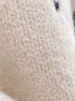 Women's Ugly Christmas Sweater Pullover Sweater Jumper Christmas Sweaters Crew Neck Ribbed Knit Acrylic Knitted Fall Winter Regular Outdoor Christmas Daily Fashion Casual Soft Long Sleeve Heart White -Xmas Cothing Store mverqt1697697880061