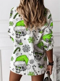 Women's Ugly Christmas Sweater Pullover Sweater Jumper Christmas Sweaters Crew Neck Ribbed Knit Acrylic Knitted Fall Winter Regular Outdoor Xmas Daily Stylish Casual Soft Long Sleeve Snowman -Xmas Cothing Store nazxvh1697290696423