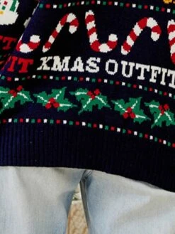 Women's Ugly Christmas Sweater Pullover Sweater Jumper Crew Neck Ribbed Knit Acrylic Oversized Fall Winter Regular Outdoor Xmas Daily Stylish Casual Soft Long Sleeve Letter Snowman Christmas Tree -Xmas Cothing Store ncdirm1695111141309