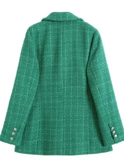 Women's Blazer Formal Pocket Plain Windproof Stylish Christmas Regular Fit Outerwear Long Sleeve Fall Black XS -Xmas Cothing Store nfrlxy1691478600654