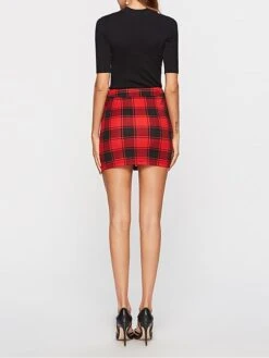 Women's Skirt Bodycon Plaid Skirt Mini Black Red Skirts Winter Print High Waist Fashion Sexy Casual Christmas Street Xmas S M L 17 Women's Skirt Bodycon Plaid Skirt Mini Black Red Skirts Winter Print High Waist Fashion Sexy Casual Christmas Street Xmas S M L -Xmas Cothing Store nijxyu1695351130320