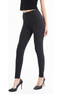 Women's Tartan Print Leggings Full Length Vacation Fashion Christmas Rhombus Pink And Black Navy Blue Stripes One-Size Fall Winter -Xmas Cothing Store nqvrpe1696232169823