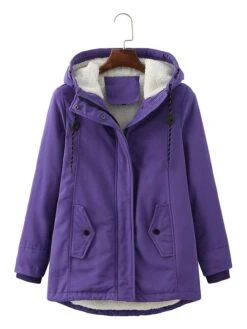 Women's Winter Coat Thicken Puffer Jacket Warm Fleece Parka With Hood Christmas Pink Waterproof Zipper Drawstring Heated Coat With Pocket Classic Outdoor Windproof Outerwear Red 28 Women's Winter Coat Thicken Puffer Jacket Warm Fleece Parka With Hood Christmas Pink Waterproof Zipper Drawstring Heated Coat With Pocket Classic Outdoor Windproof Outerwear Red -Xmas Cothing Store nwlngr1695378455338