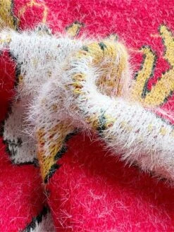 Women's Ugly Christmas Sweater Pullover Sweater Jumper Crew Neck Ribbed Knit Acrylic Oversized Fall Winter Regular Outdoor Xmas Daily Stylish Casual Soft Long Sleeve Elk Snowflake Red S M L -Xmas Cothing Store nxzvuo1696903351193