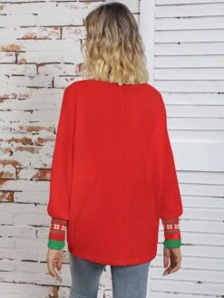 Women's Ugly Christmas Sweater Cardigan Sweater Jacket Crew Neck Ribbed Knit Polyester Button Knitted Print Fall Winter Short Outdoor Xmas Holiday Daily Stylish Casual Long Sleeve Animal Wine 9 Women's Ugly Christmas Sweater Cardigan Sweater Jacket Crew Neck Ribbed Knit Polyester Button Knitted Print Fall Winter Short Outdoor Xmas Holiday Daily Stylish Casual Long Sleeve Animal Wine -Xmas Cothing Store nyutir1697291416602