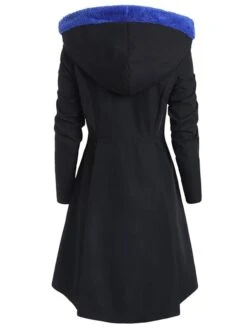 Women's Winter Coat Long Overcoat Christmas Cosplay Costume Single Breasted Pea Coat Thermal Warm Windproof Trench Coat Xmas Party Elegant Dress Outerwear Fall Outerwear Long Sleeve Red -Xmas Cothing Store oldeeb1669278113054