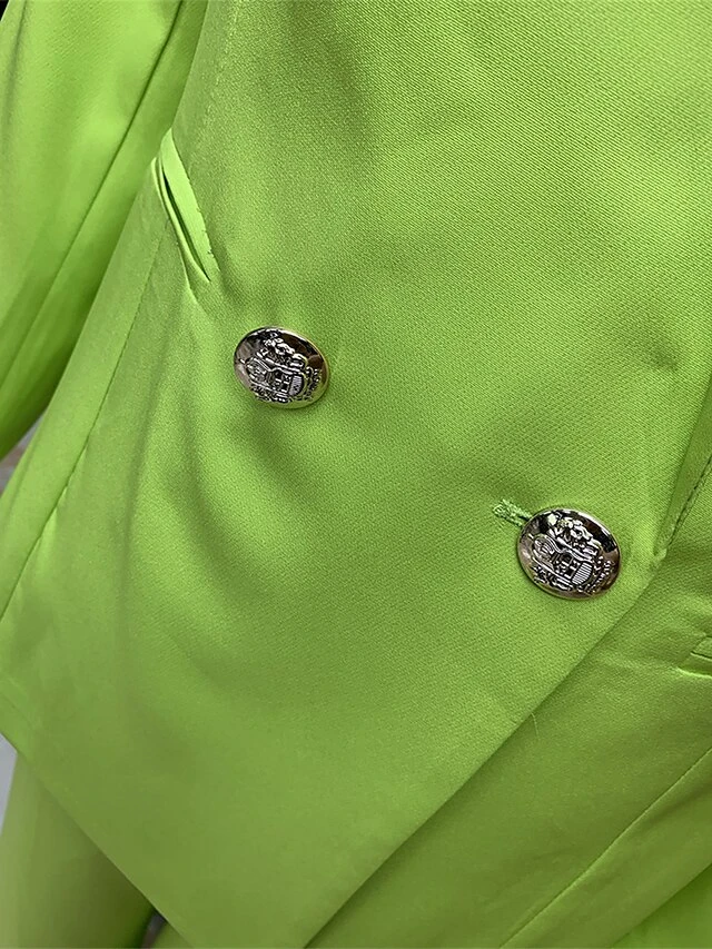 Women's Suits Blazer Office Christmas Xmas Work Spring Fall Winter Coat Regular Fit Thermal Warm Windproof Breathable Comtemporary Stylish Formal Jacket Long Sleeve Solid Color With Pockets White 13 Women's Suits Blazer Office Christmas Xmas Work Spring Fall Winter Coat Regular Fit Thermal Warm Windproof Breathable Comtemporary Stylish Formal Jacket Long Sleeve Solid Color With Pockets White - Image 11