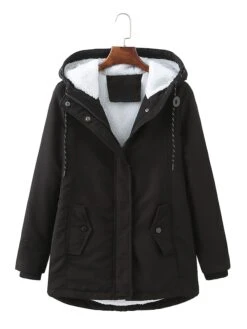 Women's Winter Coat Thicken Puffer Jacket Warm Fleece Parka With Hood Christmas Pink Waterproof Zipper Drawstring Heated Coat With Pocket Classic Outdoor Windproof Outerwear Red 25 Women's Winter Coat Thicken Puffer Jacket Warm Fleece Parka With Hood Christmas Pink Waterproof Zipper Drawstring Heated Coat With Pocket Classic Outdoor Windproof Outerwear Red -Xmas Cothing Store oufwtm1695378450929