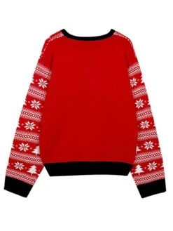 Women's Ugly Christmas Sweater Pullover Sweater Jumper Crew Neck Ribbed Knit Knit Patchwork Fall Winter Regular Outdoor Xmas Daily Stylish Casual Soft Long Sleeve Heart Letter Santa Claus Black -Xmas Cothing Store ozvisc1695115500216