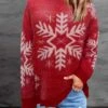 Women's Ugly Christmas Sweater Pullover Sweater Jumper Christmas Sweaters Stand Collar Ribbed Knit Polyester Knitted Fall Winter Regular Outdoor Christmas Daily Stylish Casual Soft Long Sleeve -Xmas Cothing Store pcumug1697290849812
