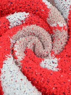 Women's Pullover Sweater Jumper Crew Neck Ribbed Knit Polyester Oversized Fall Winter Short Christmas Daily Going Out Xmas Stylish Casual Soft Long Sleeve Geometric Pink Apricot Grey S M L -Xmas Cothing Store pdydfl1695175928522