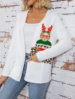 Women's Ugly Christmas V Neck Sweater Pullover Sweater Jumper Ribbed Knit Polyester Knitted Print Fall Winter Regular Outdoor Xmas Holiday Daily Stylish Casual Long Sleeve Santa Claus Black Wine -Xmas Cothing Store pkhcmz1697290699208