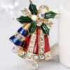 Women's Christmas AAA Cubic Zirconia Brooches Classic Stylish Brooch Jewelry Gold For Xmas Wedding Date -Xmas Cothing Store prfgcz1697162180634