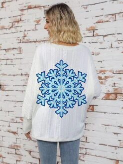 Women's Ugly Christmas Sweater Pullover Sweater Jumper V Neck Ribbed Knit Polyester Knitted Print Fall Winter Regular Outdoor Christmas Holiday Daily Stylish Casual Long Sleeve Snowman Snowflake Wine -Xmas Cothing Store pyozpi1697697969369