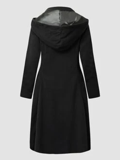 Women's Winter Coat Long Coat Christmas Pea Coat Xmas Dress Coat Party Wear Thermal Warm Windproof Overcoat Fall Trench Coat Drawstring Jacket Green Black Gray Wine Camel -Xmas Cothing Store qojmqv1659944172641