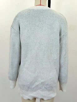 Women's Ugly Christmas Sweater Pullover Sweater Jumper Christmas Sweaters Crew Neck Ribbed Knit Polyester Knitted Print Fall Winter Regular Outdoor Christmas Daily Stylish Casual Soft Long Sleeve Elk -Xmas Cothing Store qrrkge1697292321783