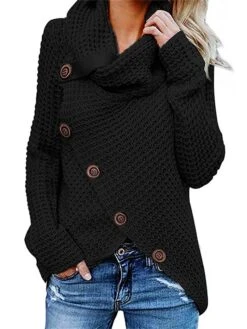 Women's Ugly Christmas Sweater Pullover Sweater Jumper Christmas Sweaters Crew Neck Waffle Knit Acrylic Button Knitted Fall Winter Regular Outdoor Christmas Daily Fashion Casual Soft Long Sleeve -Xmas Cothing Store rersyr1697785137000