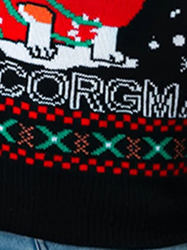 Women's Ugly Christmas Sweater Pullover Sweater Jumper Crew Neck Ribbed Knit Acrylic Oversized Fall Winter Regular Outdoor Xmas Daily Stylish Casual Soft Long Sleeve Animal Letter Yellow Red Blue 12 Women's Ugly Christmas Sweater Pullover Sweater Jumper Crew Neck Ribbed Knit Acrylic Oversized Fall Winter Regular Outdoor Xmas Daily Stylish Casual Soft Long Sleeve Animal Letter Yellow Red Blue - Image 10