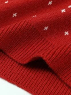 Women's Ugly Christmas Sweater Pullover Sweater Jumper Crew Neck Ribbed Knit Acrylic Knitted Fall Winter Xmas Holiday Stylish Casual Soft Long Sleeve Animal Christmas Tree Red Navy Blue S M L -Xmas Cothing Store rpdred1665489474934