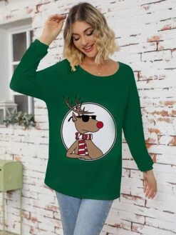 Women's Ugly Christmas Sweater Pullover Sweater Jumper Christmas Sweaters Hooded Ribbed Knit Acrylic Patchwork Knitted Fall Winter Regular Outdoor Xmas Daily Stylish Casual Soft Long Sleeve -Xmas Cothing Store rrqpnm1697290826561