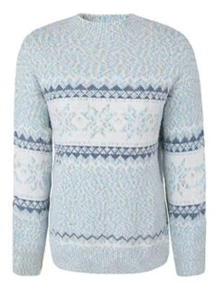 Women's Ugly Christmas Sweater Pullover Sweater Jumper Stand Collar Ribbed Knit Polyester Patchwork Fall Winter Regular Outdoor Christmas Daily Stylish Casual Soft Long Sleeve Snowflake Pink Blue -Xmas Cothing Store ruigja1696903376923