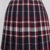 Women's Plaid Skirt Light Blue Blue-Red Red Navy Blue Skirts All Seasons Xmas Pleated Preppy Christmas Casual Daily XS S M