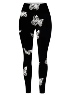 Women's Leggings Full Length Print Micro-elastic High Waist Fashion Streetwear Outdoor Christmas 2-30 2-14 S M Fall Winter -Xmas Cothing Store simyfy1696232198803