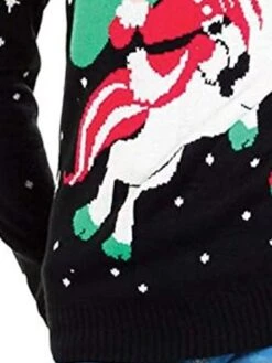 Women's Ugly Christmas Sweater Pullover Sweater Jumper Crew Neck Ribbed Knit Acrylic Knitted Fall Winter Outdoor Xmas Daily Stylish Casual Soft Long Sleeve Animal Santa Claus Black S M L 13 Women's Ugly Christmas Sweater Pullover Sweater Jumper Crew Neck Ribbed Knit Acrylic Knitted Fall Winter Outdoor Xmas Daily Stylish Casual Soft Long Sleeve Animal Santa Claus Black S M L -Xmas Cothing Store snnavc1667811496555
