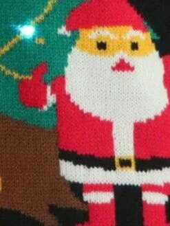 Women's Ugly Christmas Sweater Pullover Sweater Jumper Crew Neck Ribbed Knit Acrylic Oversized Fall Winter Short Xmas Daily Going Out Stylish Casual Soft Long Sleeve Santa Claus Christmas Tree -Xmas Cothing Store soolxj1695209510489