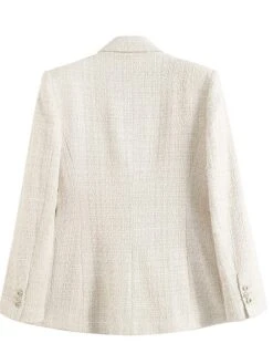 Women's Blazer Formal Pocket Plain Windproof Stylish Christmas Regular Fit Outerwear Long Sleeve Fall Black XS -Xmas Cothing Store srjrem1691478610502