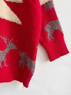 Women's Ugly Christmas Sweater Pullover Sweater Jumper Crew Neck Ribbed Knit Polyester Oversized Fall Winter Regular Outdoor Christmas Daily Stylish Casual Soft Long Sleeve Elk Christmas Tree -Xmas Cothing Store sydpss1696903391855