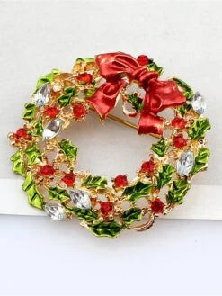 Women's Christmas AAA Cubic Zirconia Brooches Classic Flower Stylish Brooch Jewelry Gold For Xmas Street Gift 7 Women's Christmas AAA Cubic Zirconia Brooches Classic Flower Stylish Brooch Jewelry Gold For Xmas Street Gift -Xmas Cothing Store tfqzuy1638336244965