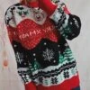 Women's Ugly Christmas Sweater Pullover Sweater Jumper Crew Neck Ribbed Knit Polyester Oversized Fall Winter Regular Outdoor Christmas Daily Stylish Casual Soft Long Sleeve Letter Elk Christmas Tree -Xmas Cothing Store thwkom1696823462612