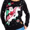Women's Ugly Christmas Sweater Pullover Sweater Jumper Crew Neck Ribbed Knit Acrylic Patchwork Fall Winter Regular Outdoor Xmas Daily Stylish Casual Soft Long Sleeve Animal Geometric Santa Claus -Xmas Cothing Store ttglcj1695115499081