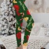 Women's Christmas Leggings Full Length Active Fashion Christmas Daily White Green S XL Fall & Winter -Xmas Cothing Store tvrewr1697528969738