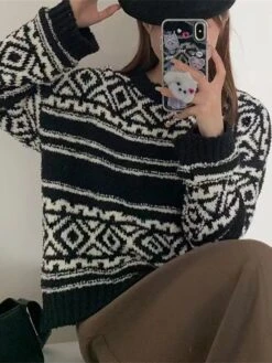 Women's Ugly Christmas Sweater Pullover Sweater Jumper Christmas Sweaters Crew Neck Ribbed Knit Acrylic Oversized Knitted Fall Winter Regular Outdoor Christmas Daily Vintage Fashion Casual Long Sleeve 20 Women's Ugly Christmas Sweater Pullover Sweater Jumper Christmas Sweaters Crew Neck Ribbed Knit Acrylic Oversized Knitted Fall Winter Regular Outdoor Christmas Daily Vintage Fashion Casual Long Sleeve -Xmas Cothing Store txqtiv1697626878719