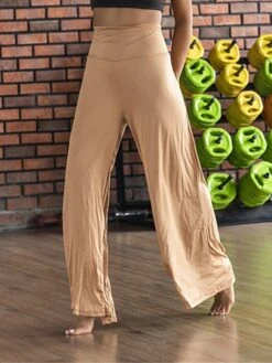 Women's Wide Leg Pants Trousers Full Length High Waist Active Streetwear Xmas Outdoor Christmas Black White S M Winter Autumn / Fall -Xmas Cothing Store tyikat1695347102430