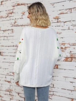 Women's Ugly Christmas Sweater Pullover Sweater Jumper V Neck Ribbed Knit Polyester Knitted Print Fall Winter Regular Outdoor Christmas Holiday Daily Stylish Casual Long Sleeve Christmas Tree Blue 9 Women's Ugly Christmas Sweater Pullover Sweater Jumper V Neck Ribbed Knit Polyester Knitted Print Fall Winter Regular Outdoor Christmas Holiday Daily Stylish Casual Long Sleeve Christmas Tree Blue -Xmas Cothing Store umdnxn1697697969561