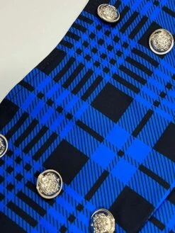 Women's Skirt Christmas Plaid Skirt Mini Red Yellow Blue Fuchsia Skirts Pleated Print Fashion Daily S M L -Xmas Cothing Store uymlbq1697717288066