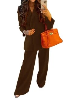 Women's Suits Christmas Button Pure Color Breathable Fashion Regular Xmas Fit Outerwear Long Sleeve Fall White S -Xmas Cothing Store vdlkkt1667890321571