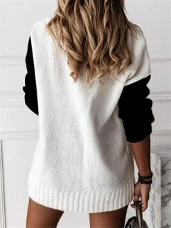 Women's Ugly Christmas Sweater Pullover Sweater Jumper Christmas Sweaters Crew Neck Ribbed Knit Acrylic Embroidered Knitted Fall Winter Regular Outdoor Xmas Holiday Stylish Casual Soft Long -Xmas Cothing Store vqygfs1697290687407