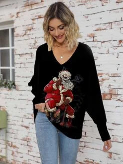Women's Ugly Christmas Sweater Pullover Sweater Jumper Christmas Sweaters Crew Neck Ribbed Knit Acrylic Knitted Fall Winter Regular Outdoor Xmas Daily Fashion Casual Soft Long Sleeve Animal -Xmas Cothing Store vrzwxg1697290691669