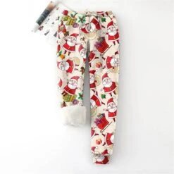 Women's Sweatpants Jogging PantsGreen Red Green / Black Hip Hop Athleisure Christmas Weekend Xmas Side Pockets Full Length Comfort Polka Dot S M L XL XXL -Xmas Cothing Store vybnzo1665374261487