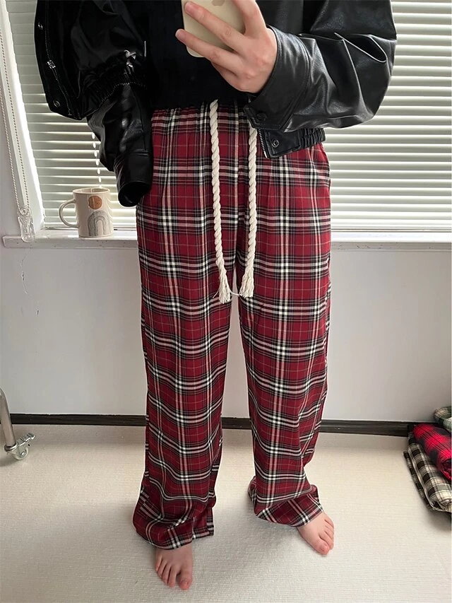 Women's Wide Leg Pants Trousers Full Length Fashion Streetwear Christmas Street Robin's Egg Blue White S M Fall Winter 4 Women's Wide Leg Pants Trousers Full Length Fashion Streetwear Christmas Street Robin's Egg Blue White S M Fall Winter - Image 2