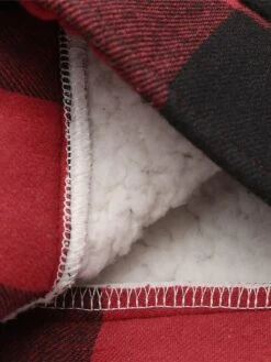 Women's Teddy Coat Christmas Winter Coat Fleece Sherpa Jacket Plaid Print Warm Street Xmas Jacket Long Sleeve With Pockets Red Gray 14 Women's Teddy Coat Christmas Winter Coat Fleece Sherpa Jacket Plaid Print Warm Street Xmas Jacket Long Sleeve With Pockets Red Gray -Xmas Cothing Store vzptiv1693896106056