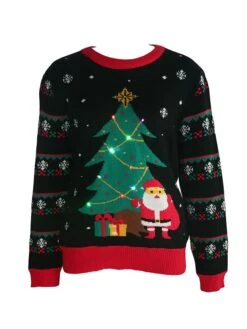 Women's Ugly Christmas Sweater Pullover Sweater Jumper Christmas Sweaters Crew Neck Ribbed Knit Acrylic Knitted Fall Winter Regular Outdoor Christmas Daily Cute Stylish Casual Long Sleeve Santa Claus -Xmas Cothing Store vzwbax1697290684852